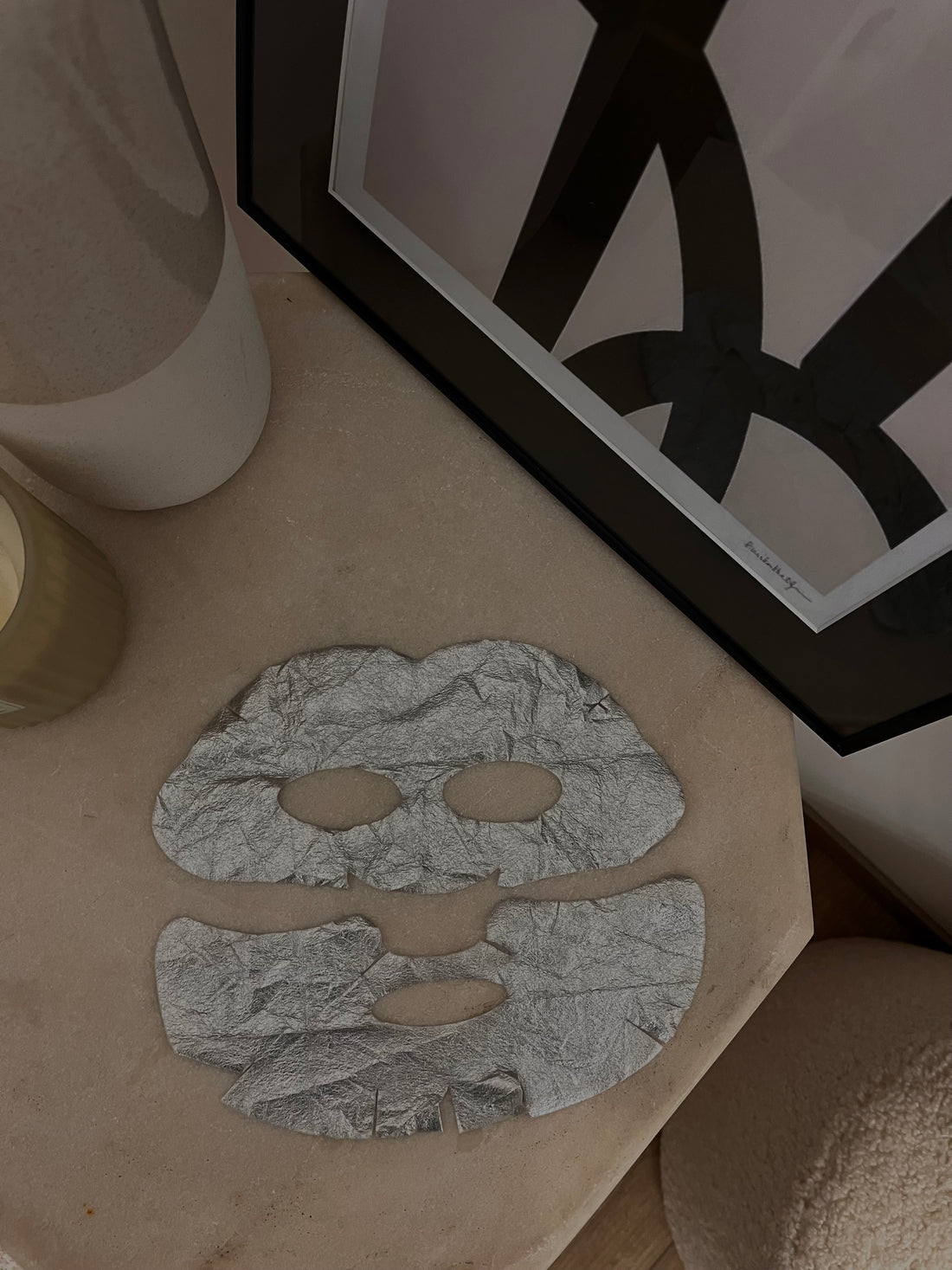 LIFTING METALLIC MASK | Vliesmaske